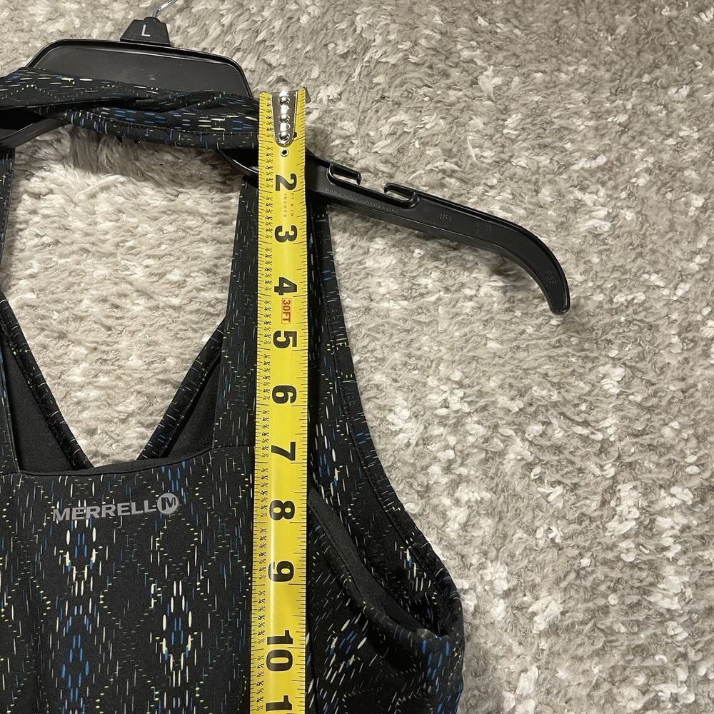 Merrell Ellsworth Peformance Dress Black, Blue Sz M Built In Bra Outdoor - Picture 4 of 11